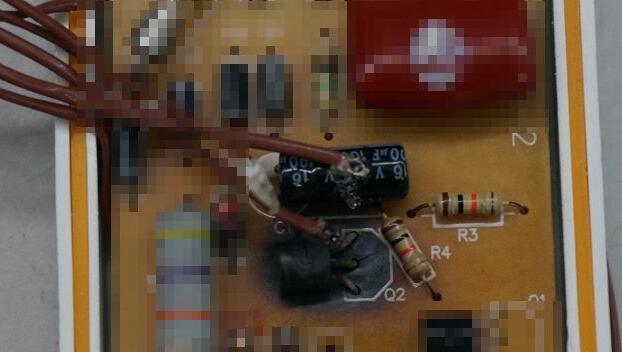 測試完畢明顯出現(xiàn)了焦黑現(xiàn)象。