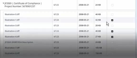 通過Filter Location / File Number / Date Ordered或File Number / Volume Section進行篩選